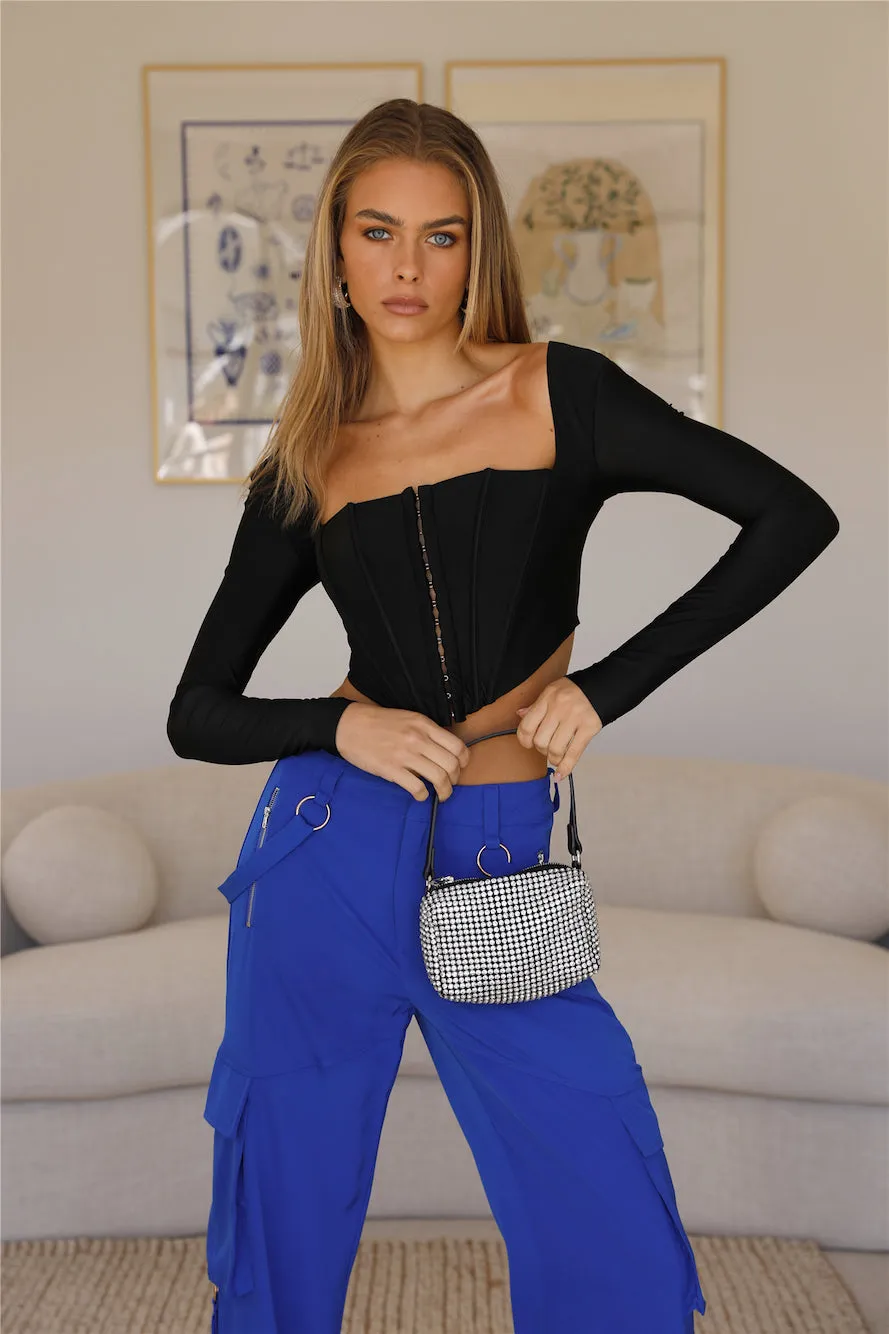 Butter Smooth Crop Black sold by Hello Molly product image thumbnail 2