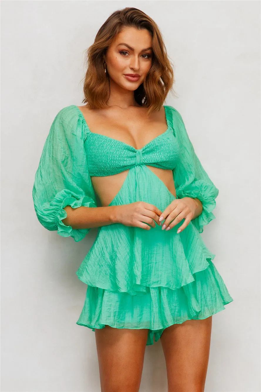 Wrapped Tightly Romper Green sold by Hello Molly product image thumbnail 3