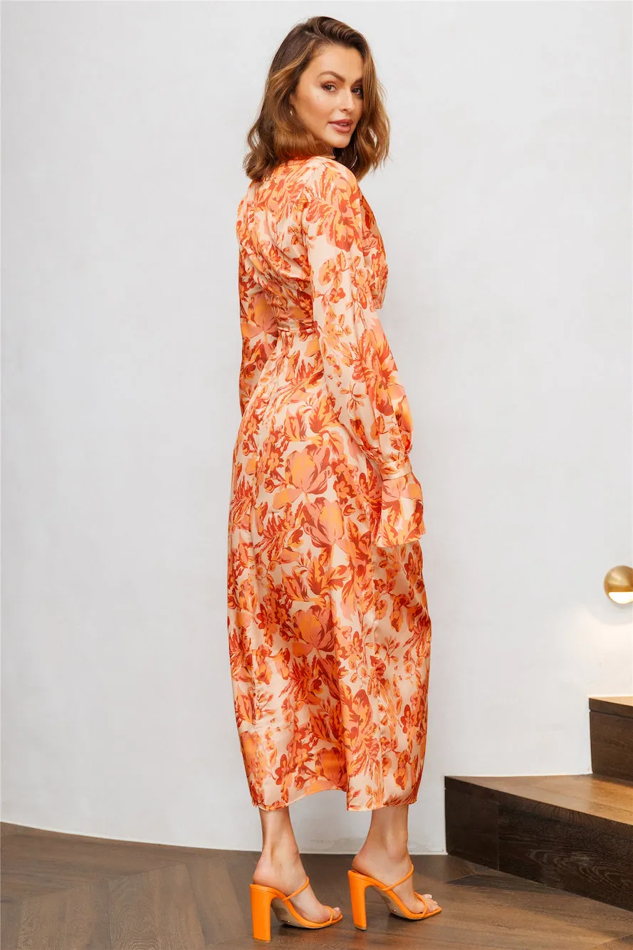 Hidden Card Maxi Dress Orange sold by Hello Molly product image thumbnail 4