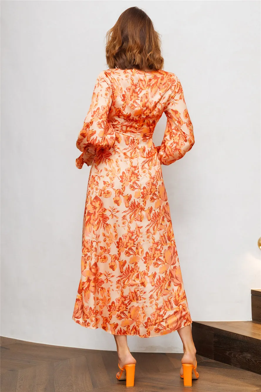Hidden Card Maxi Dress Orange sold by Hello Molly product image thumbnail 5
