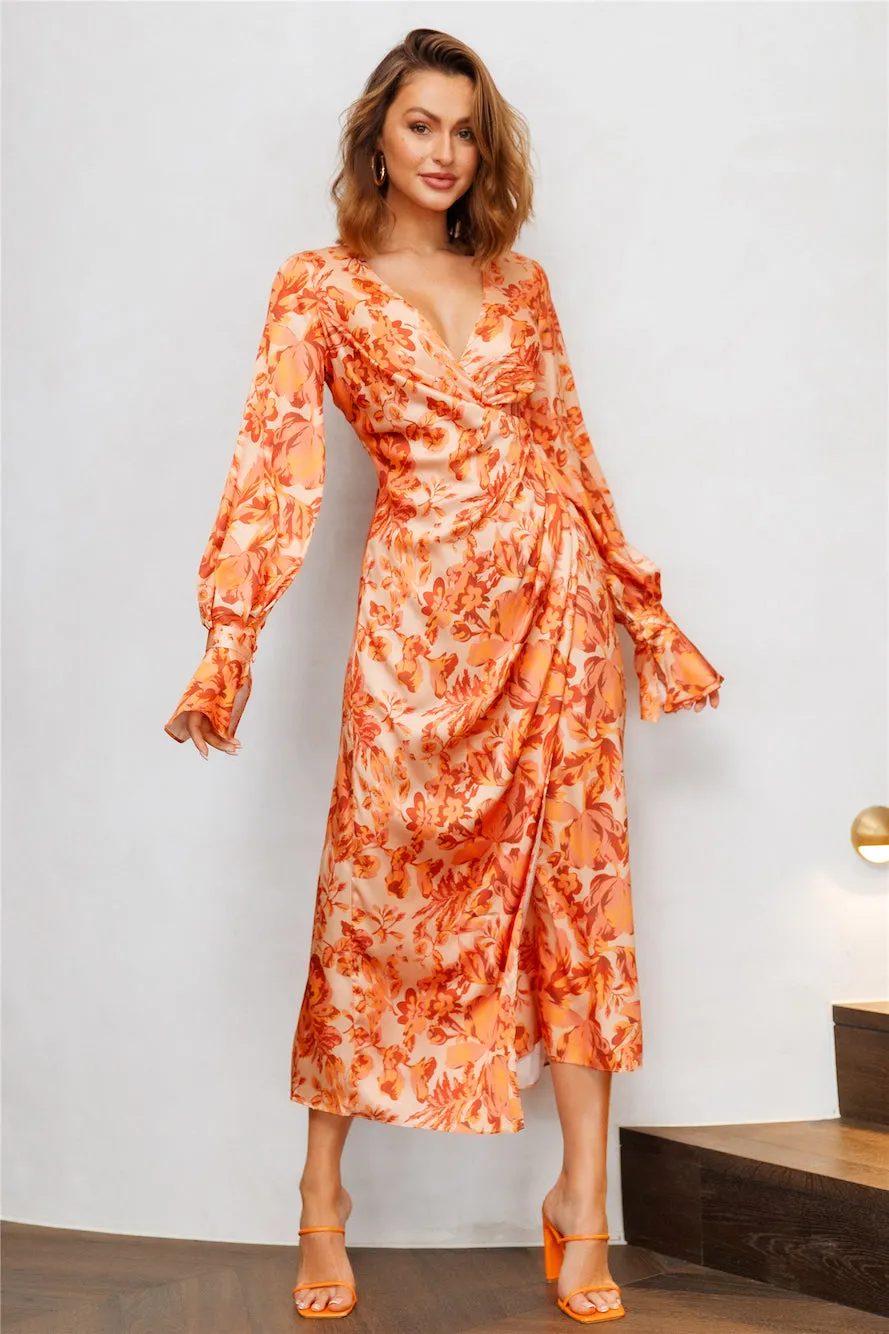 Hidden Card Maxi Dress Orange sold by Hello Molly product image thumbnail 2