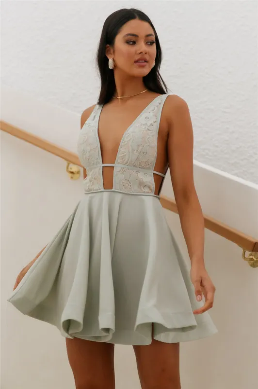 Star Ballerina Dress Sage sold by Hello Molly
