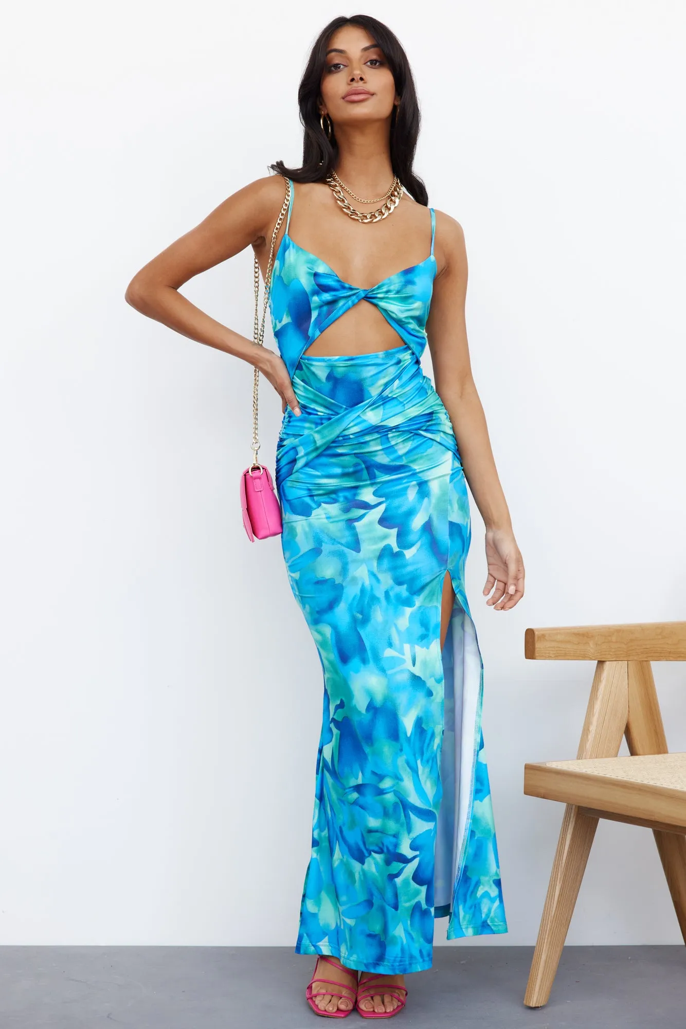 Delphin Maxi Dress Blue sold by Hello Molly product image thumbnail 4