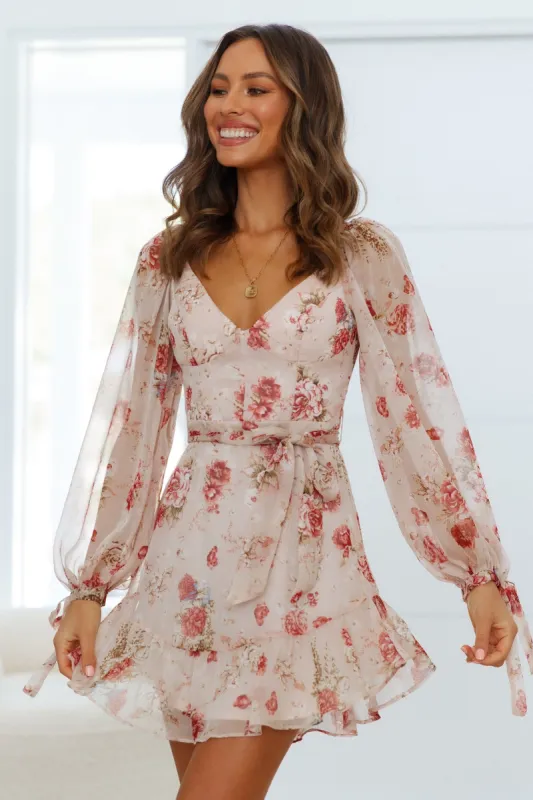 Bouquet For You Dress Beige sold by Hello Molly