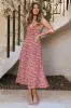 Sit Down Maxi Dress Rust sold by Hello Molly