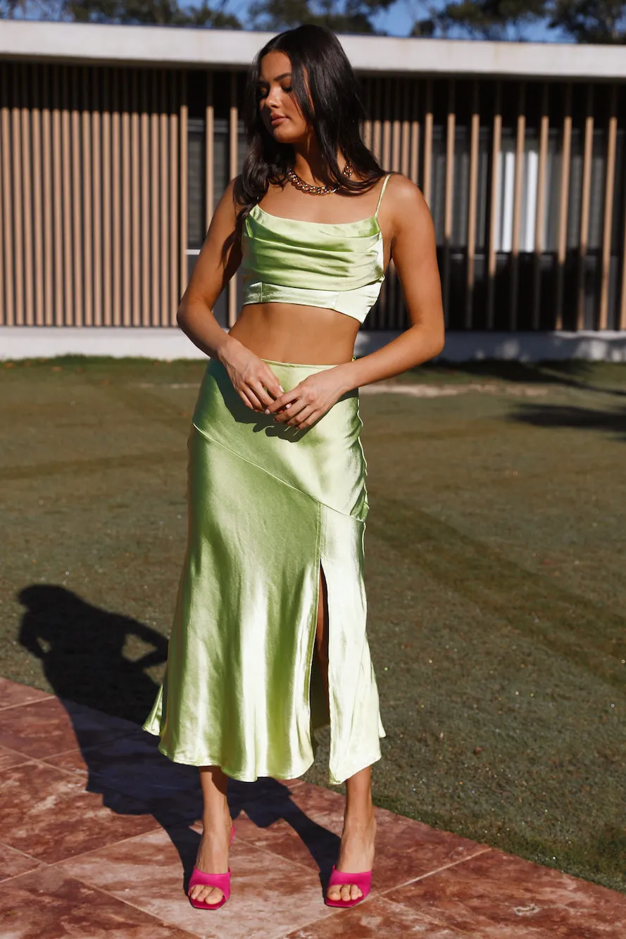 Chasing Heartbeats Crop Lime sold by Hello Molly product image thumbnail 3