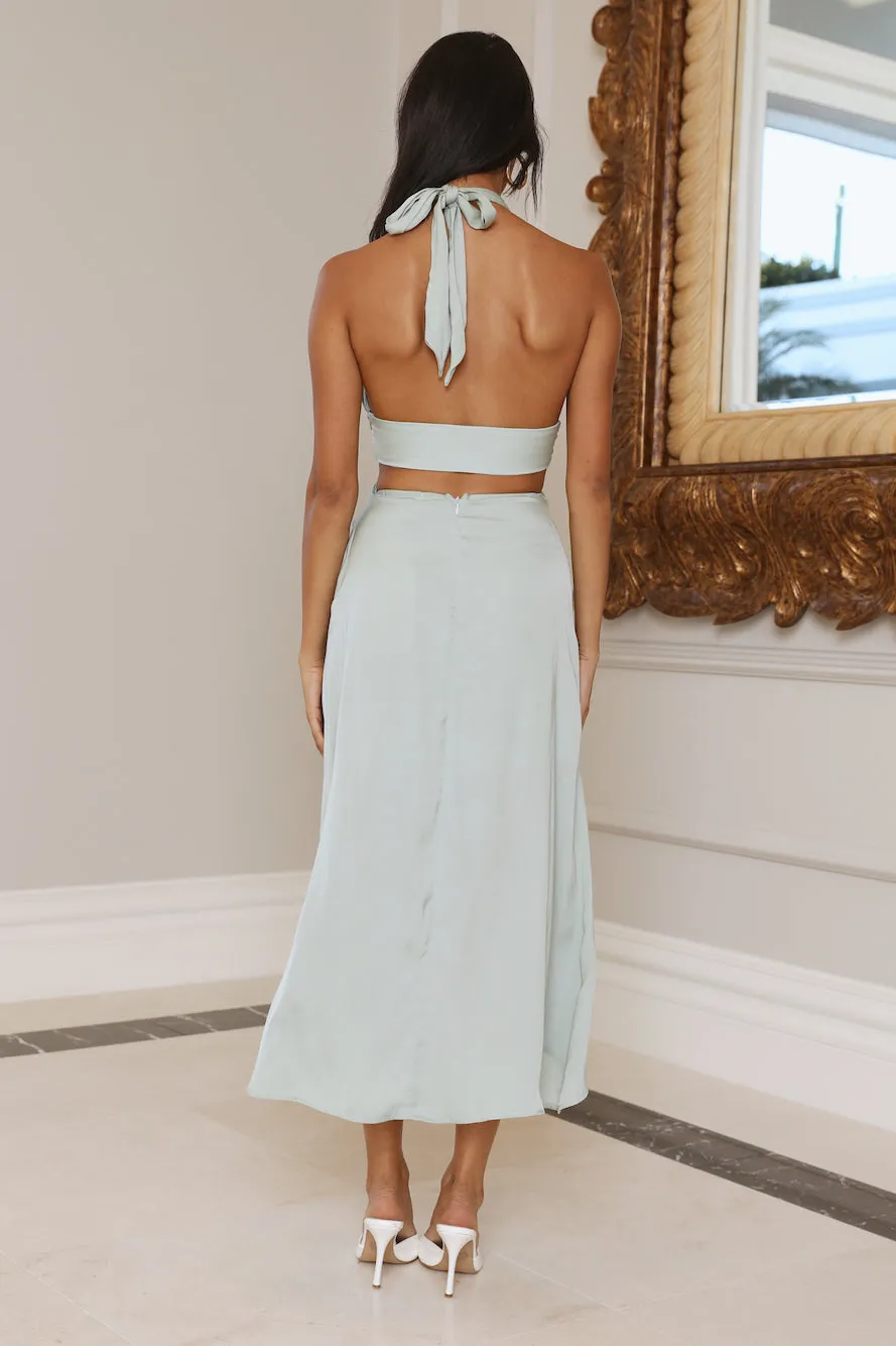 Tender Words Midi Dress Green sold by Hello Molly product image thumbnail 4