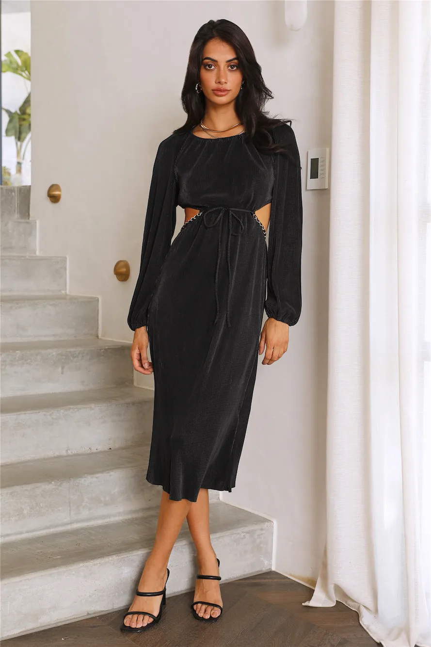 Love Me Not Midi Dress Black sold by Hello Molly product image thumbnail 5