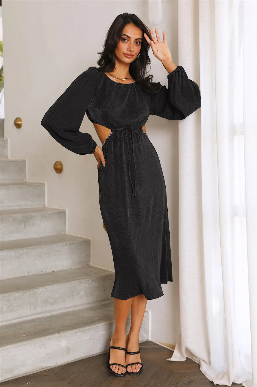 Love Me Not Midi Dress Black sold by Hello Molly product image thumbnail 2