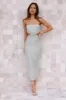 Valentina Maxi Dress Matcha Shimmer sold by Hello Molly