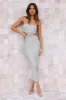 Valentina Maxi Dress Matcha Shimmer sold by Hello Molly