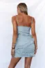 HELLO MOLLY Mimosa Time Dress Blue sold by Hello Molly