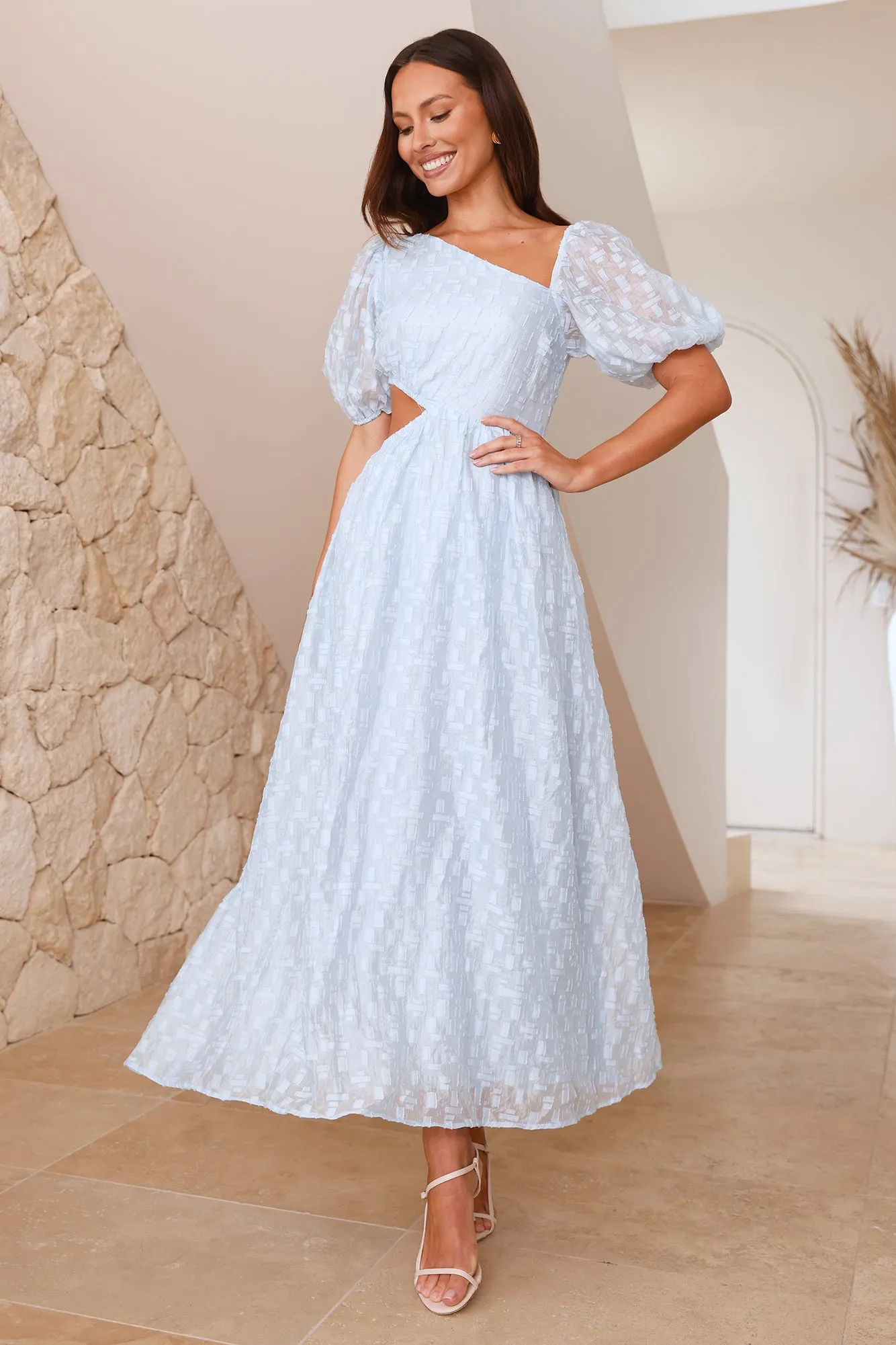 Luxe And Leisure Midi Dress Blue sold by Hello Molly product image thumbnail 4