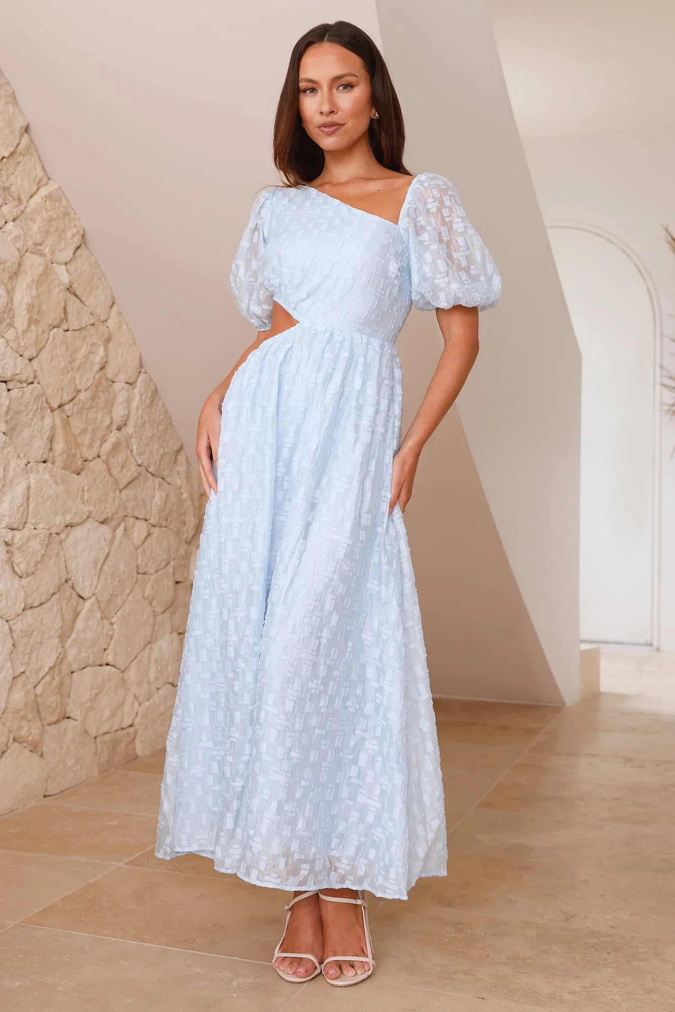 Luxe And Leisure Midi Dress Blue sold by Hello Molly product image thumbnail 2