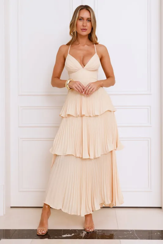 Fashionably Ever After Maxi Dress Lemon sold by Hello Molly