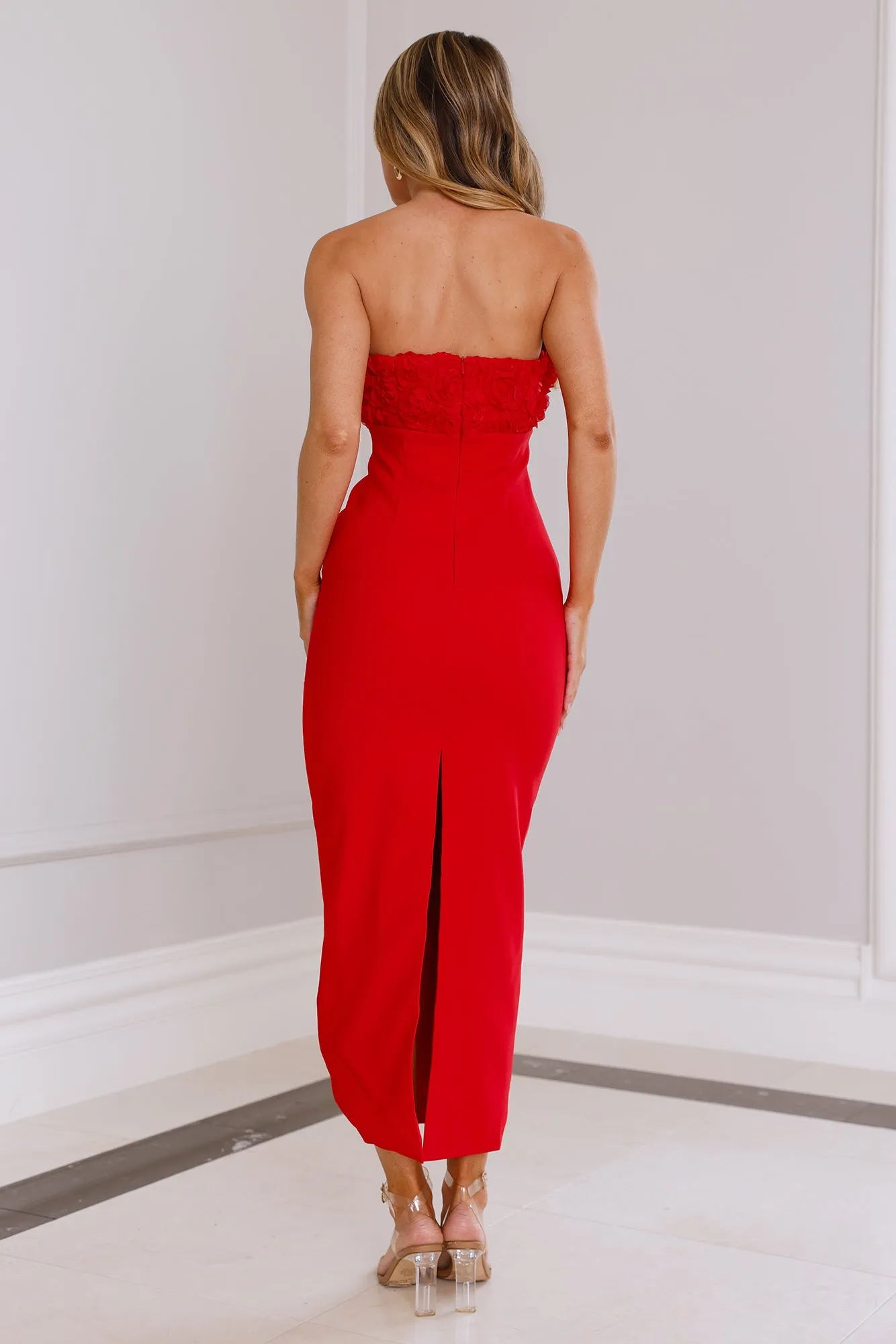 Lottie Midi Dress Red sold by Hello Molly product image thumbnail 5