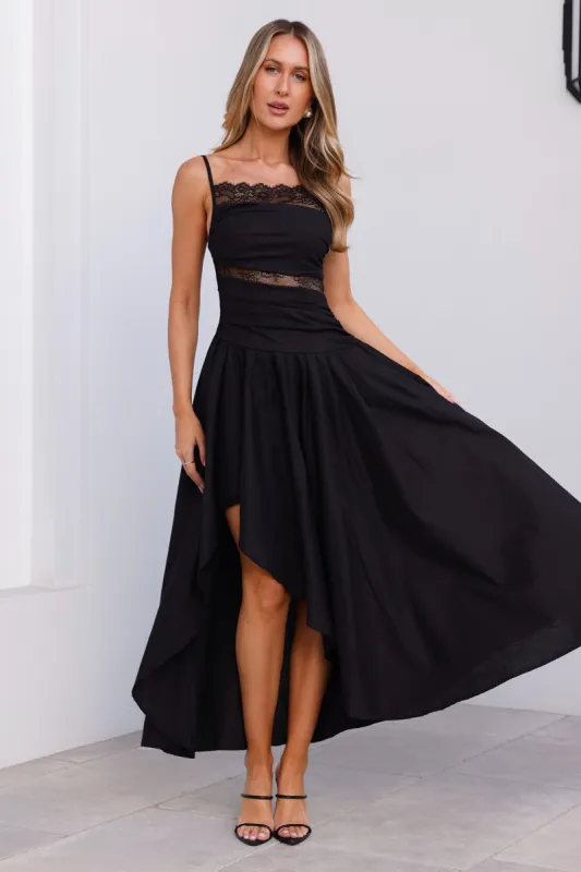 Black Tie Chic Maxi Dress Black sold by Hello Molly