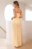 Formal Fabulousness Maxi Dress Yellow sold by Hello Molly