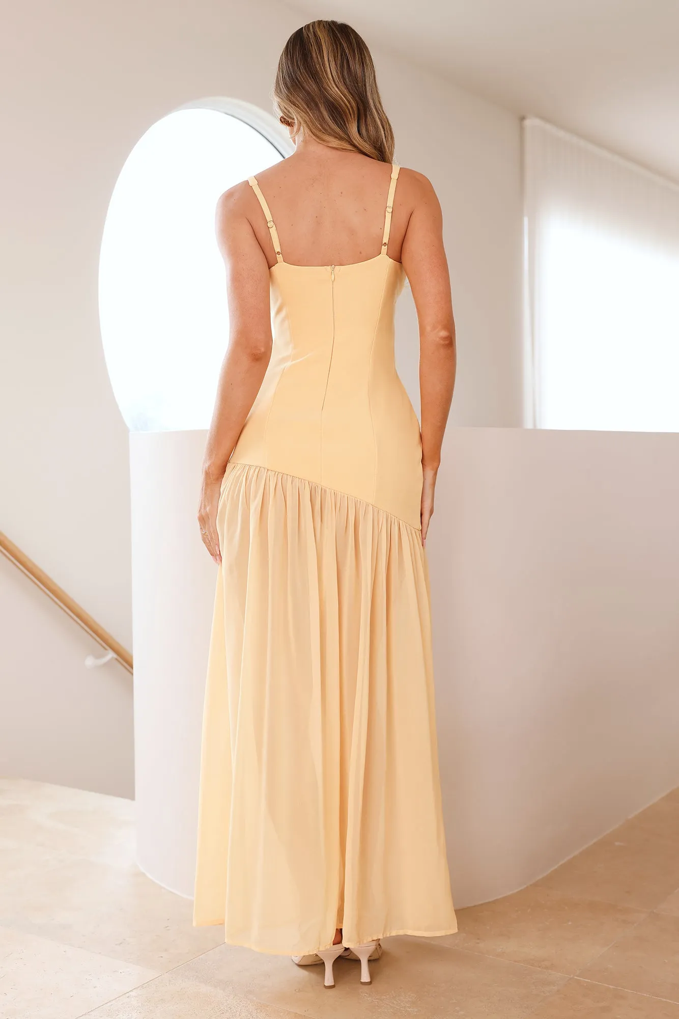 Formal Fabulousness Maxi Dress Yellow sold by Hello Molly product image thumbnail 5