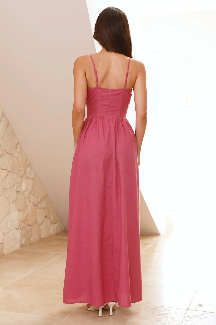 Zephy Maxi Dress Rose sold by Hello Molly product image thumbnail 5