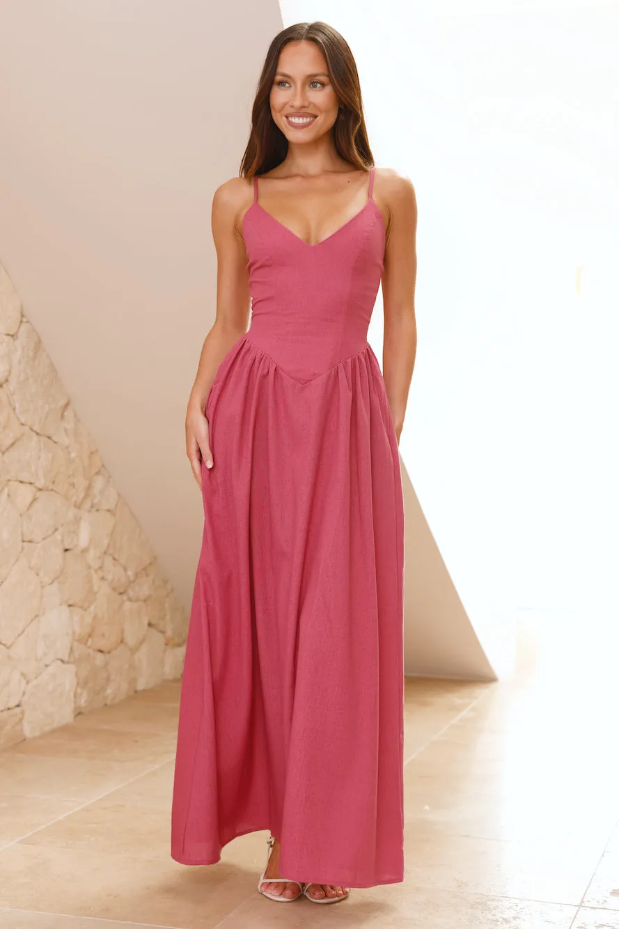 Zephy Maxi Dress Rose sold by Hello Molly product image thumbnail 2