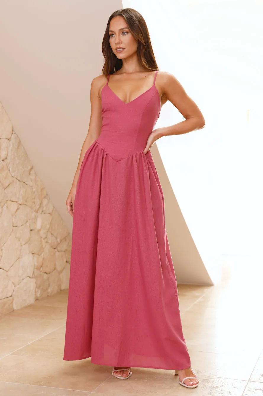 Zephy Maxi Dress Rose sold by Hello Molly product image thumbnail 3