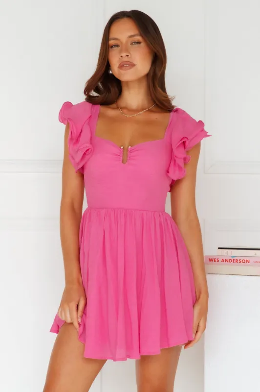 Provence De France Mini Dress Pink sold by Hello Molly