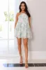 Style Sensation Halter Mini Dress Blue sold by Hello Molly