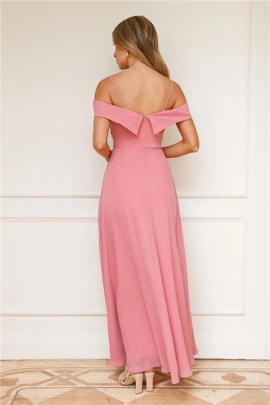 Luxurious Aurora Maxi Dress Rose sold by Hello Molly product image thumbnail 5
