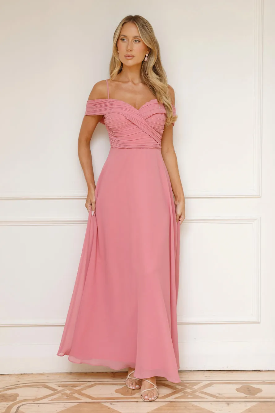 Luxurious Aurora Maxi Dress Rose sold by Hello Molly product image thumbnail 2
