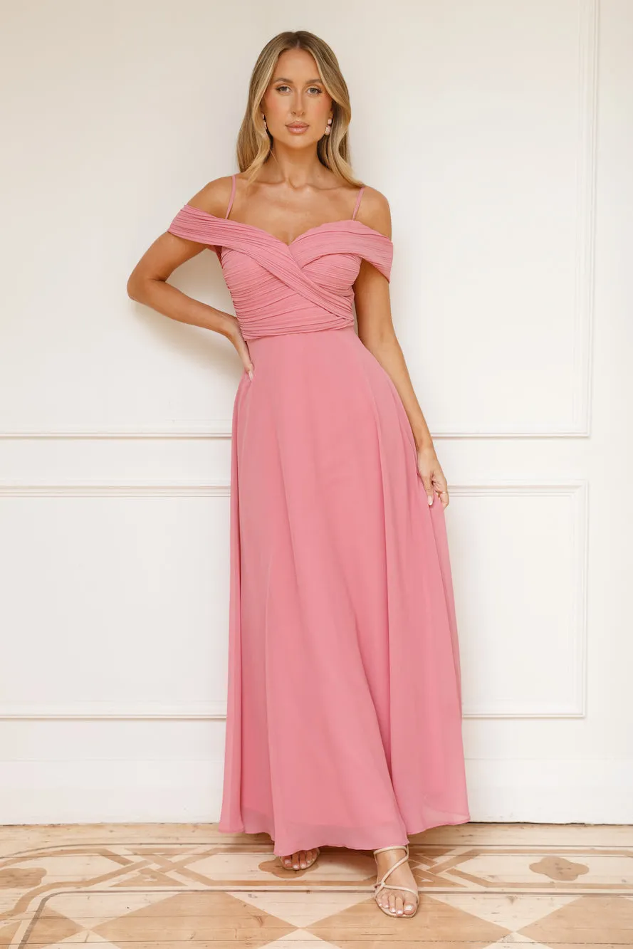 Luxurious Aurora Maxi Dress Rose sold by Hello Molly product image thumbnail 3