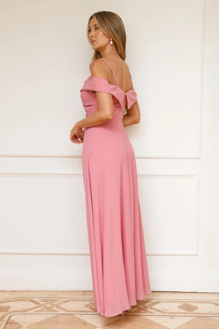 Luxurious Aurora Maxi Dress Rose sold by Hello Molly product image thumbnail 4