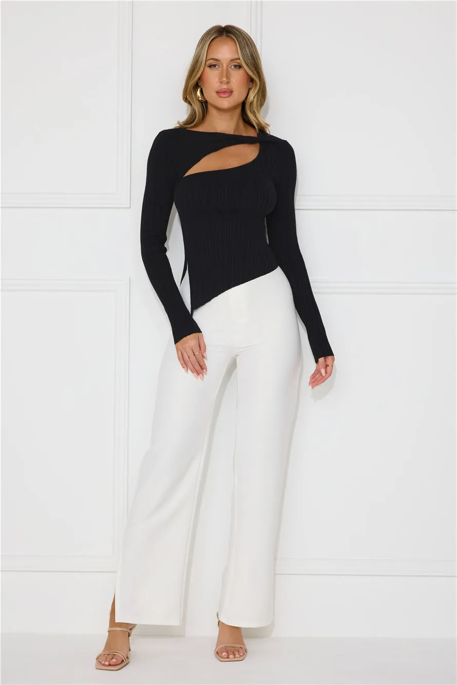 Off To Work Long Sleeve Top Black sold by Hello Molly product image thumbnail 2