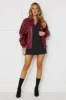 Kenny Bomber Dark Burgundy sold by Hello Molly