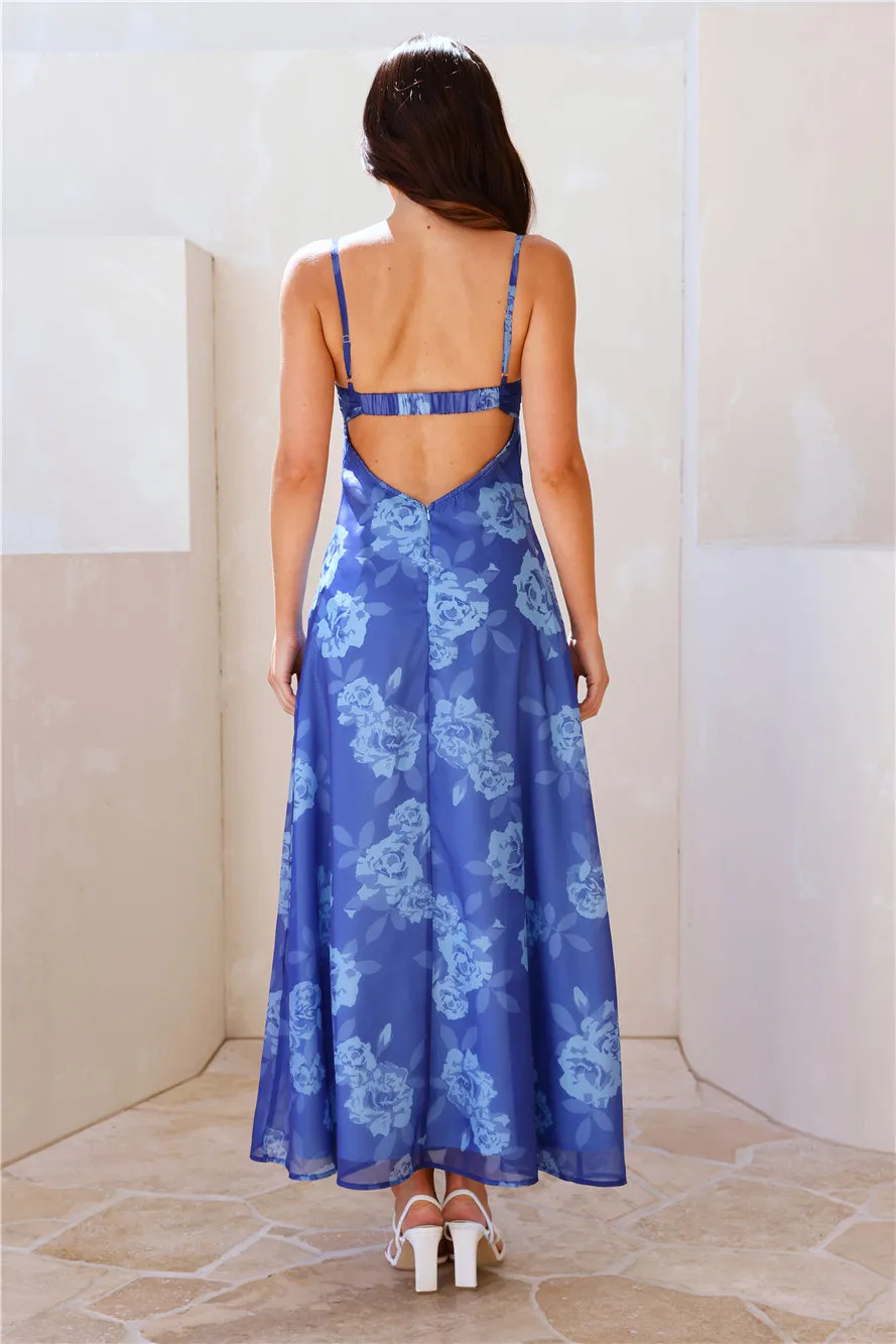 Spring Forward Maxi Dress Blue sold by Hello Molly product image thumbnail 5