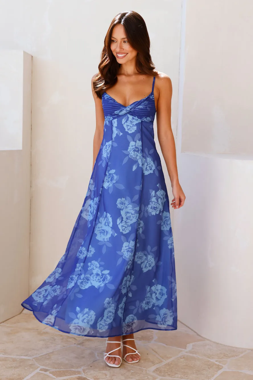 Spring Forward Maxi Dress Blue sold by Hello Molly product image thumbnail 3