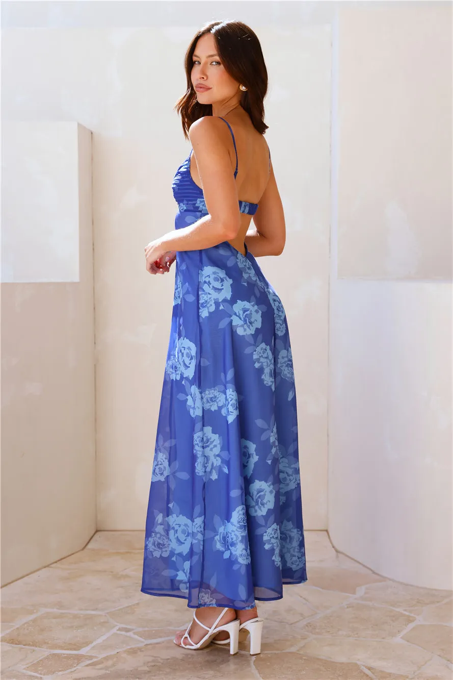 Spring Forward Maxi Dress Blue sold by Hello Molly product image thumbnail 4