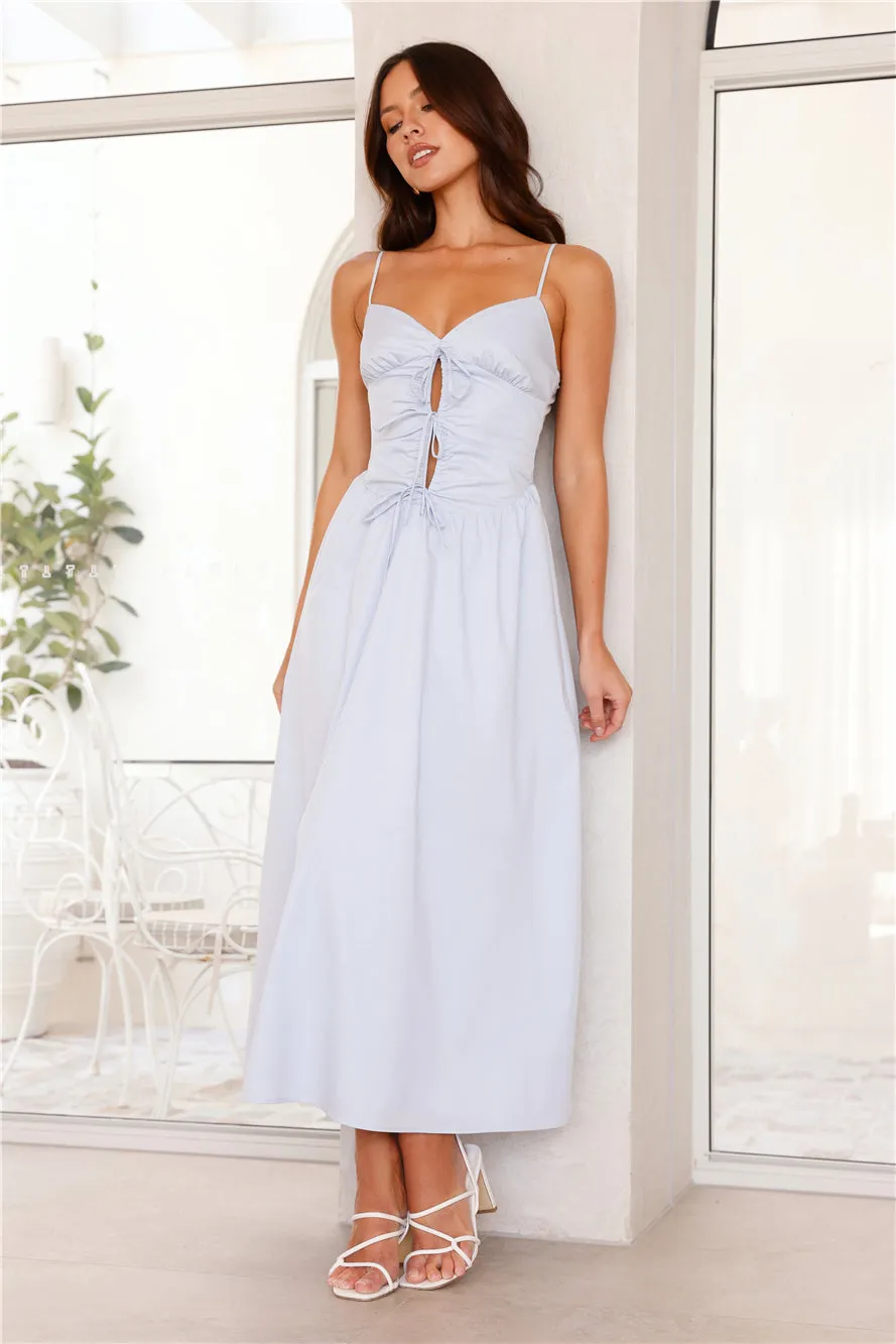 Beachside Joys Midi Dress Blue sold by Hello Molly product image thumbnail 3