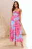Flowering Splendor Maxi Dress Blue sold by Hello Molly