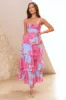 Flowering Splendor Maxi Dress Blue sold by Hello Molly