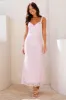 Glitz Diamond Midi Dress Pink sold by Hello Molly