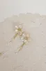 18k Gold Plated Florals Of Pearl Earrings Gold sold by Hello Molly