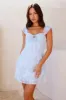 Velvet Skies Mini Dress Blue sold by Hello Molly