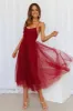 Fairy Vibes Midi Dress Wine sold by Hello Molly