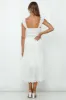 Let Me Fall In Love Midi Dress White sold by Hello Molly