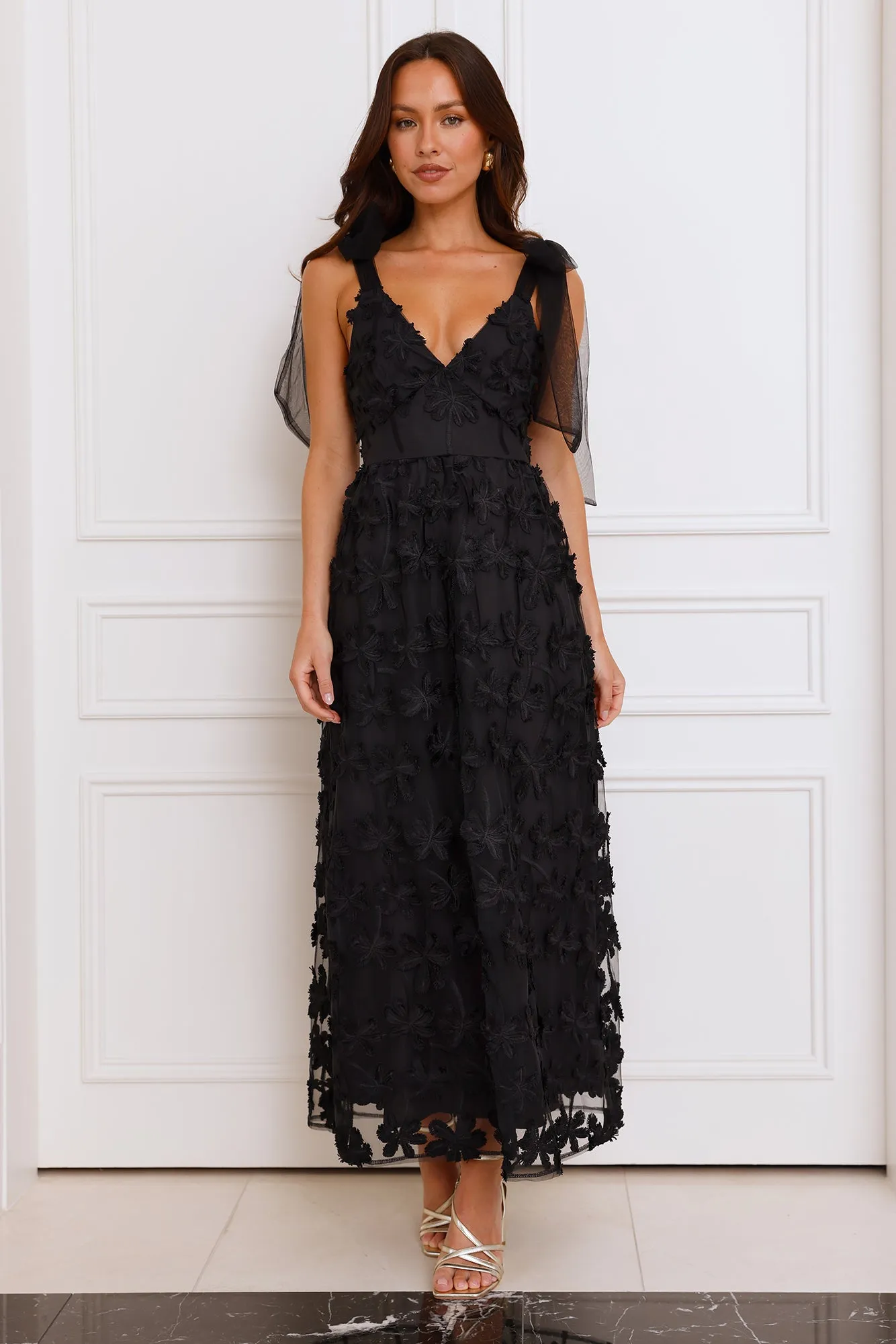 Distinguished Maxi Dress Black sold by Hello Molly product image thumbnail 3