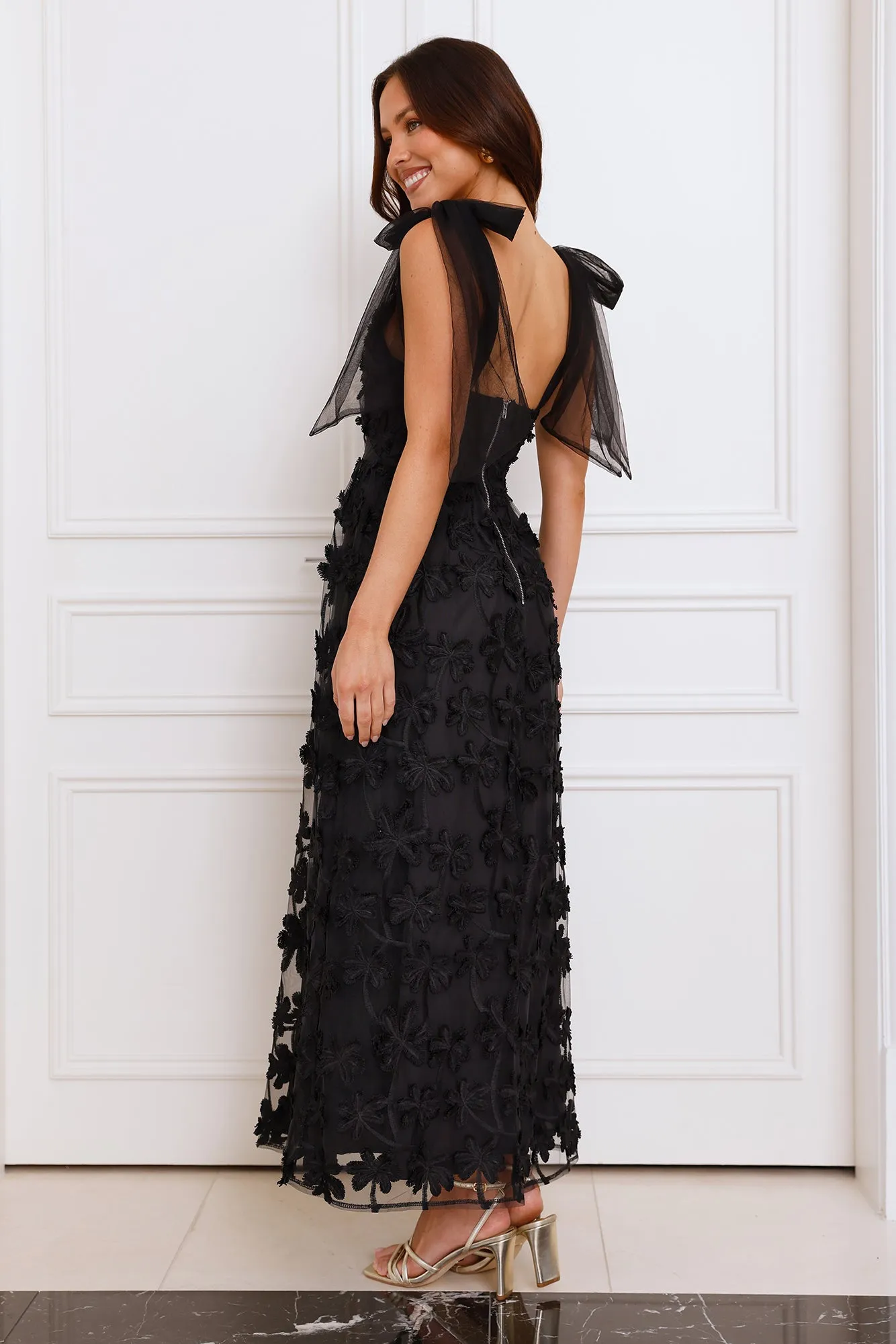 Distinguished Maxi Dress Black sold by Hello Molly product image thumbnail 5