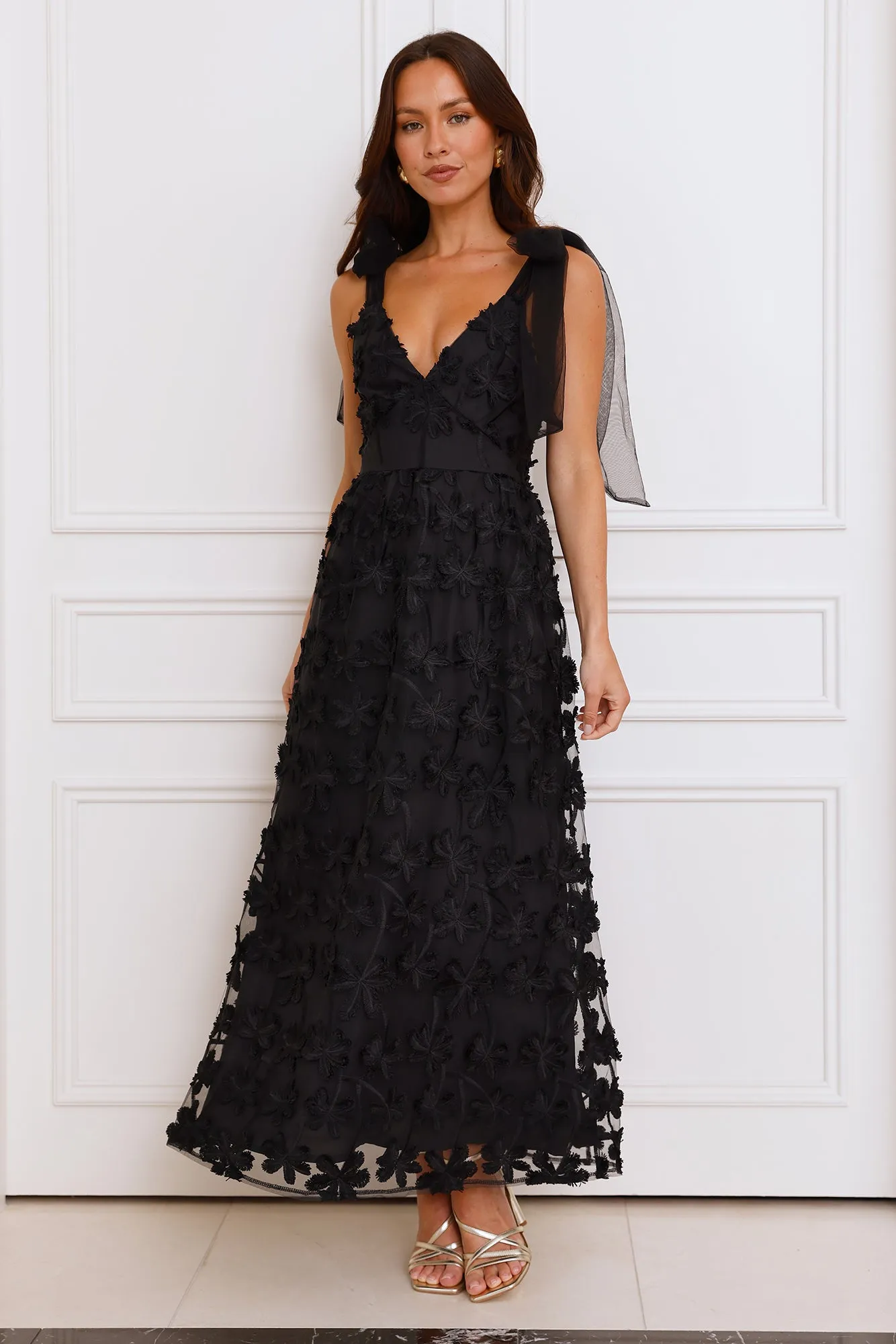 Distinguished Maxi Dress Black sold by Hello Molly product image thumbnail 2