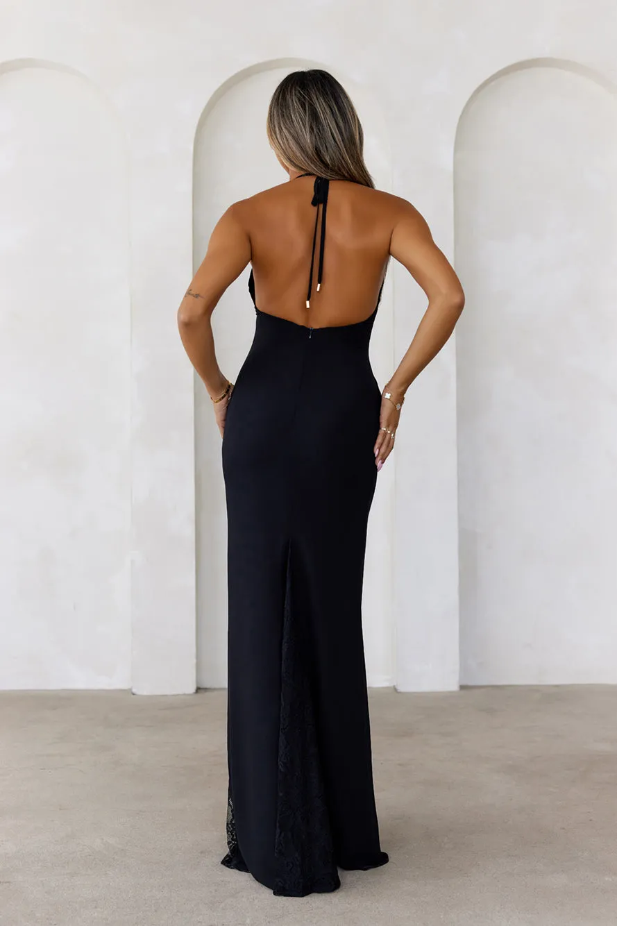 Where Sparks Fly Maxi Dress Black sold by Hello Molly product image thumbnail 5