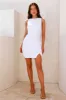 Shimmering Affair Sequin Mini Dress White sold by Hello Molly